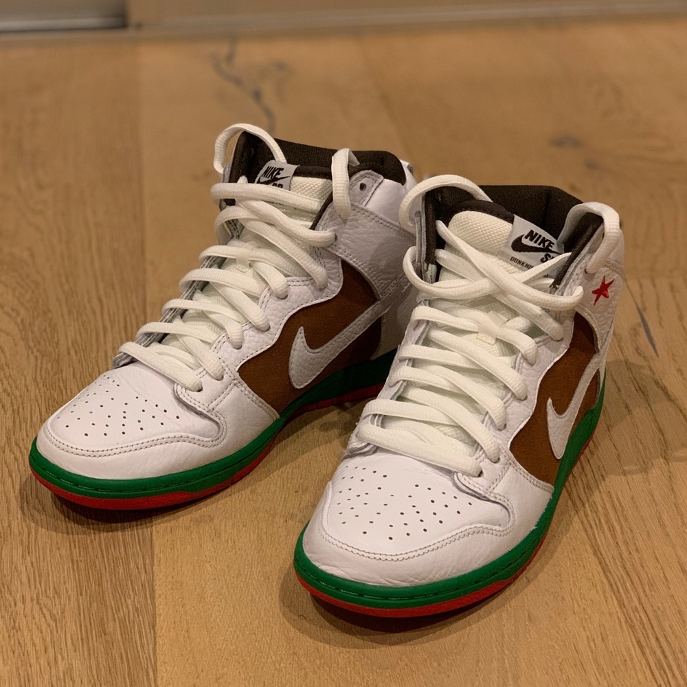 Nike SB Dunk High “Cali” Men US 8. Near new condition!